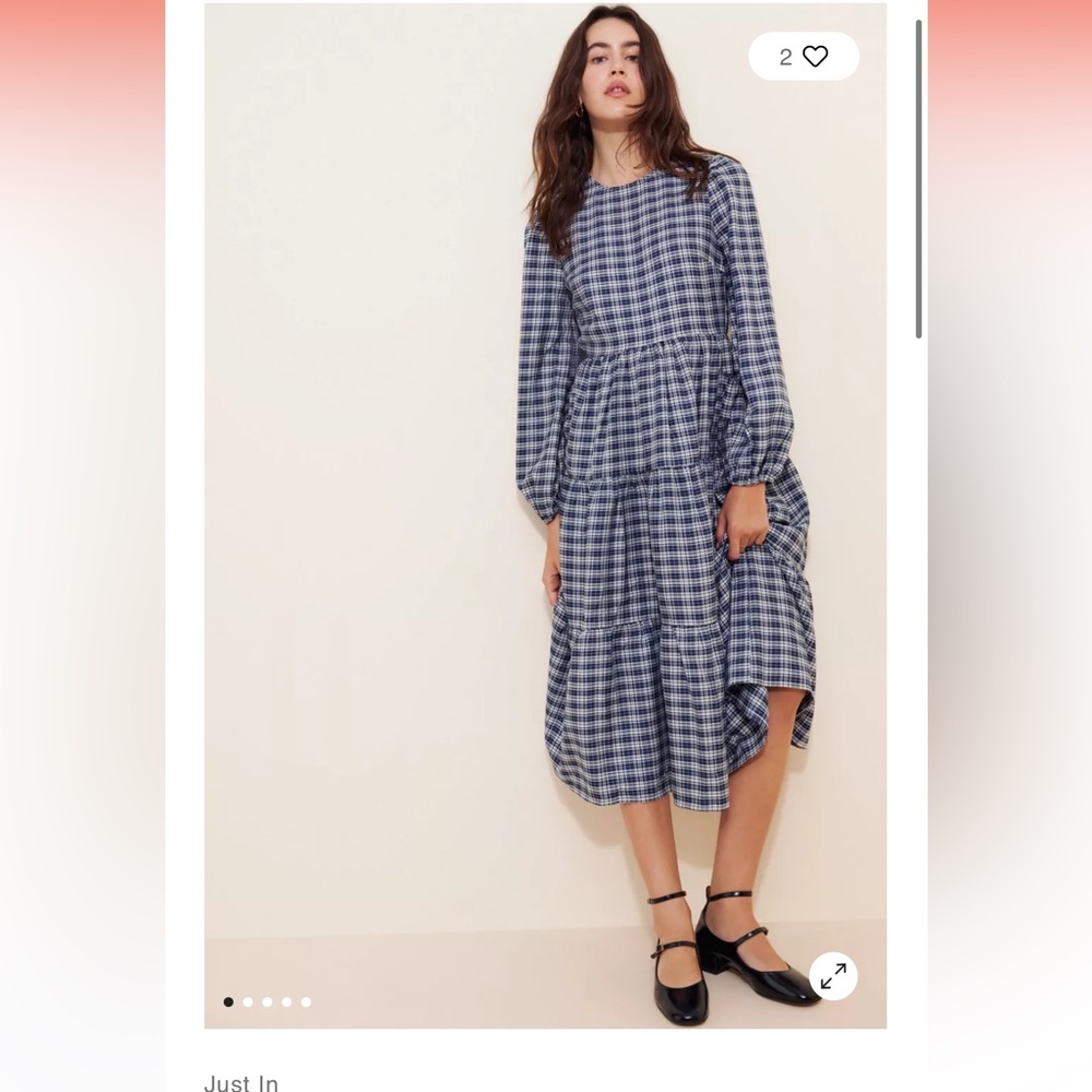 Lisa Says Gah Maxine Long Sleeve Midi Dress